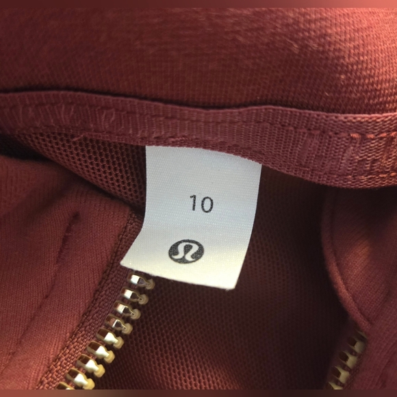 Lululemon Define Jacket *Luon Mulled Wine Size 10 - Picture 7 of 7